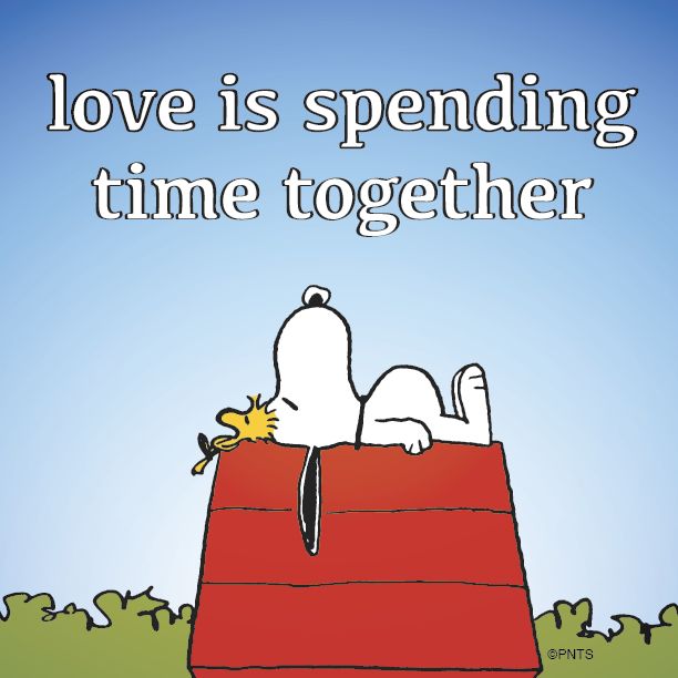 snoopy spending time